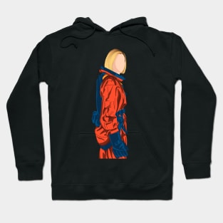 Thirteenth Doctor Orange Spacesuit Outfit Hoodie